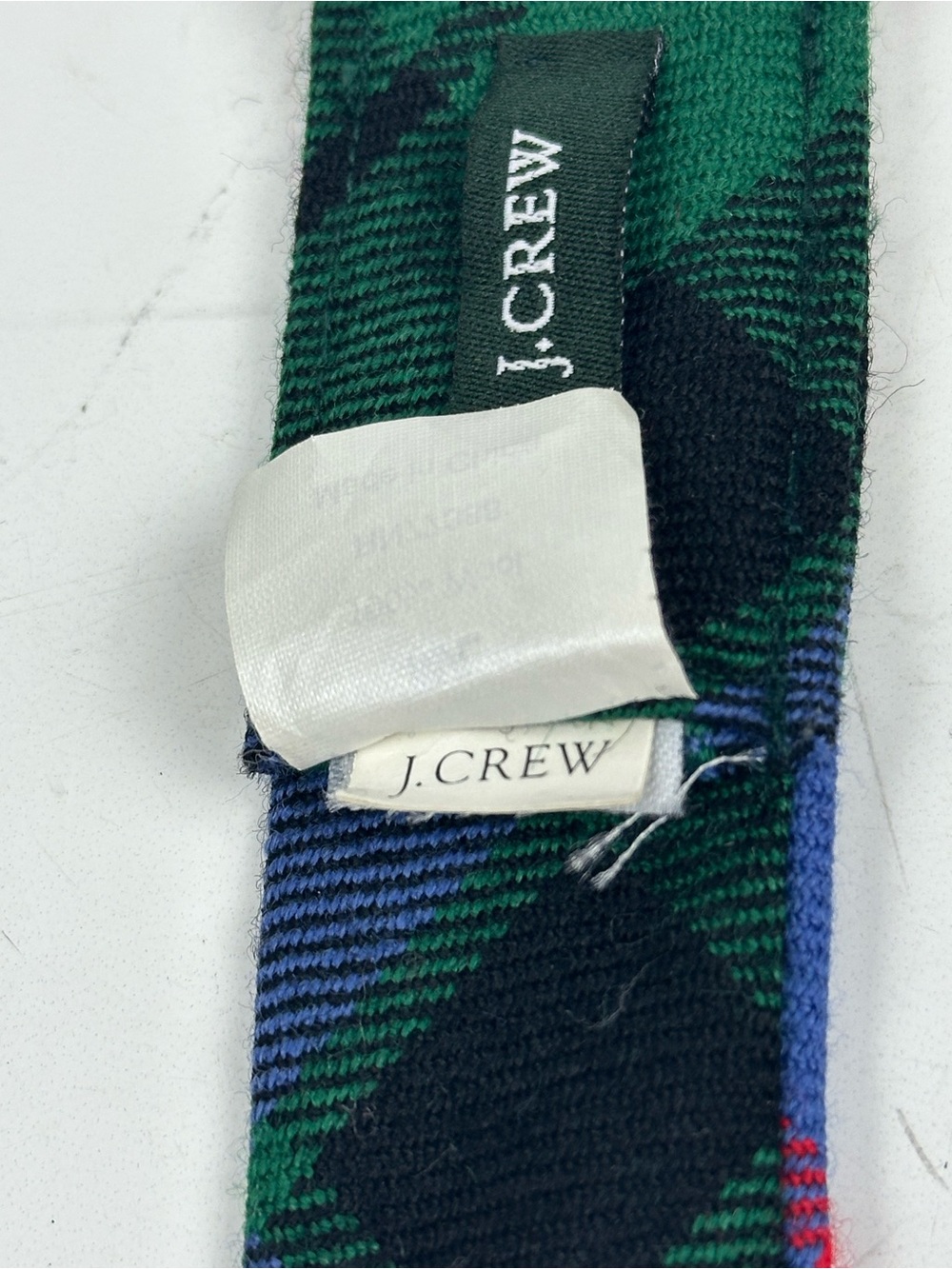 J. Crew Plaid Wool Ribbon D-Ring Belt - Picture 9 of 10